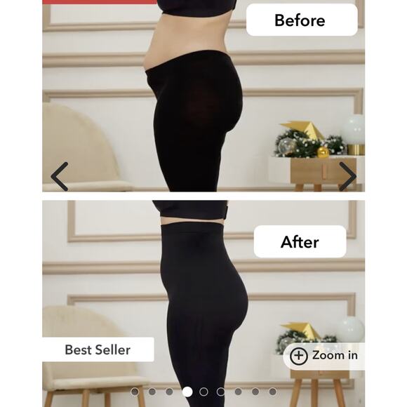 Empetua Women's Size 4XL High Waisted Shaping Leggings Shapewear Brand New - Picture 4 of 9